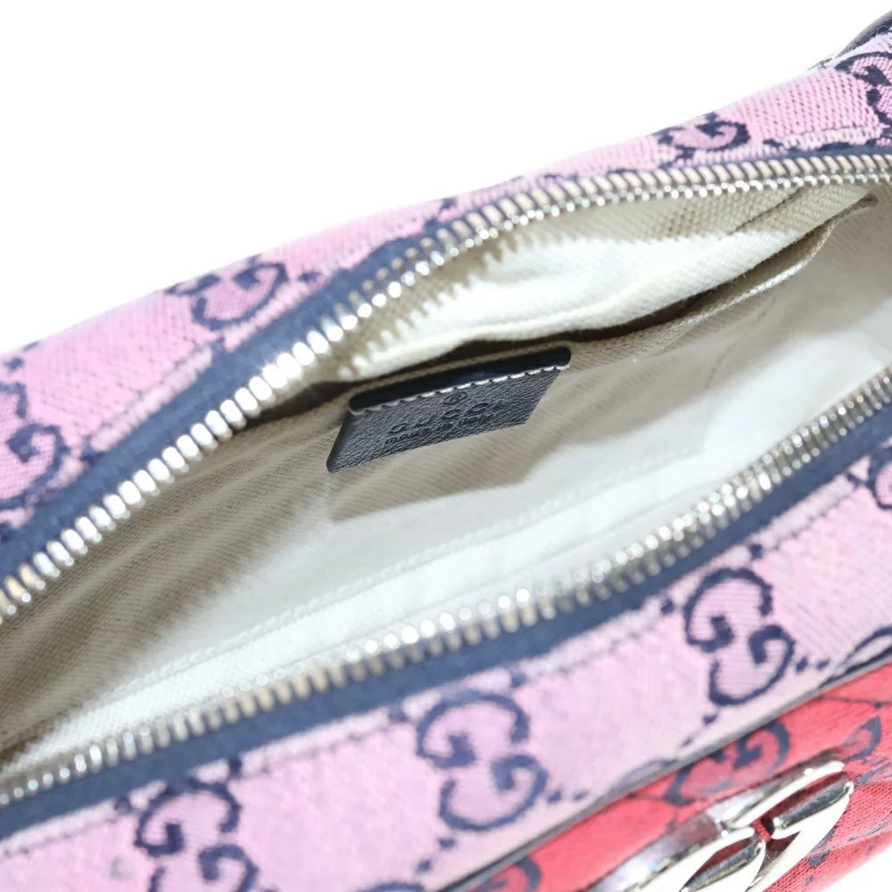 GUCCI GG Marmont Quilted Canvas Shoulder Bag Multicolor - Picture 4 of 6